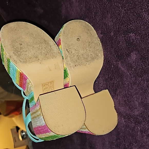 Shein platform wedges!  Size 6 1/2 USA, 37 Europe! - Picture 3 of 3